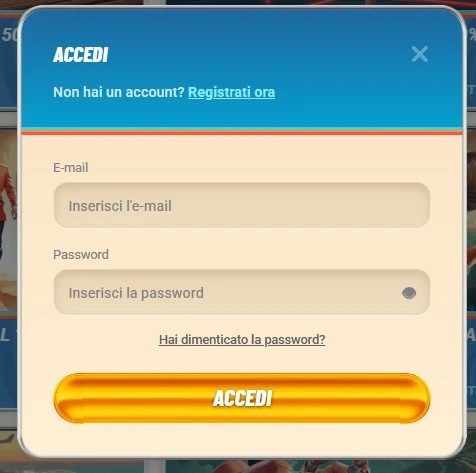 Accedere a Vegasino Casino