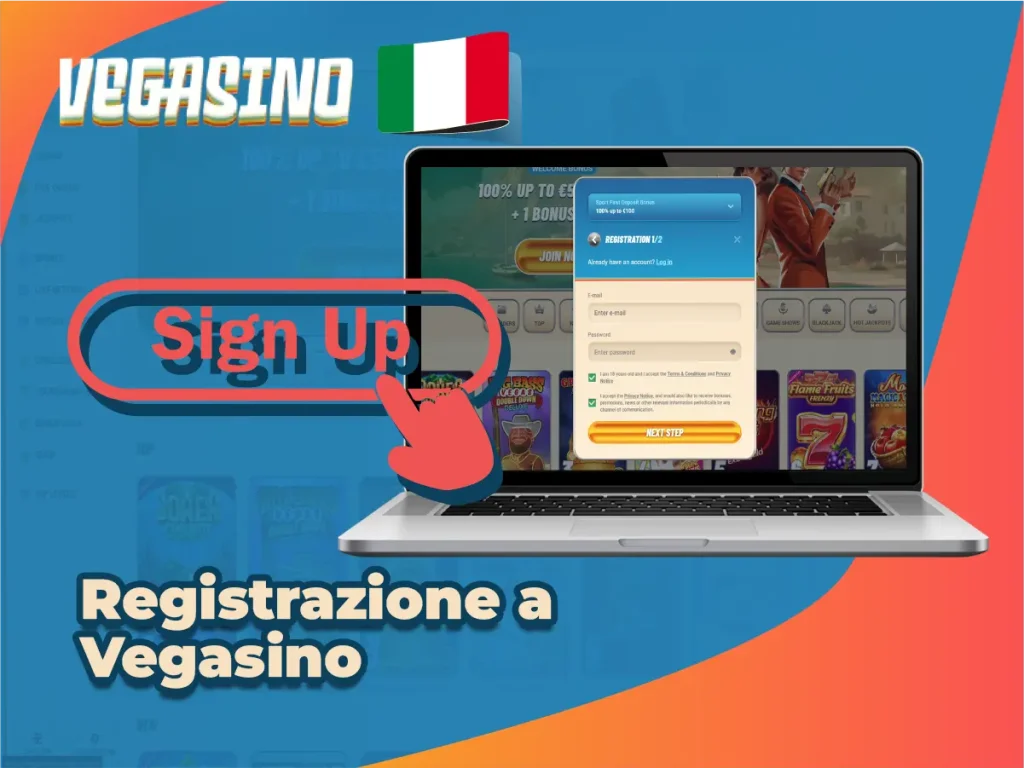 Registrazione a Vegasino